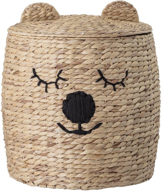 Panier ours en jonc Nature - Bloomingville mini - The Cool Republic