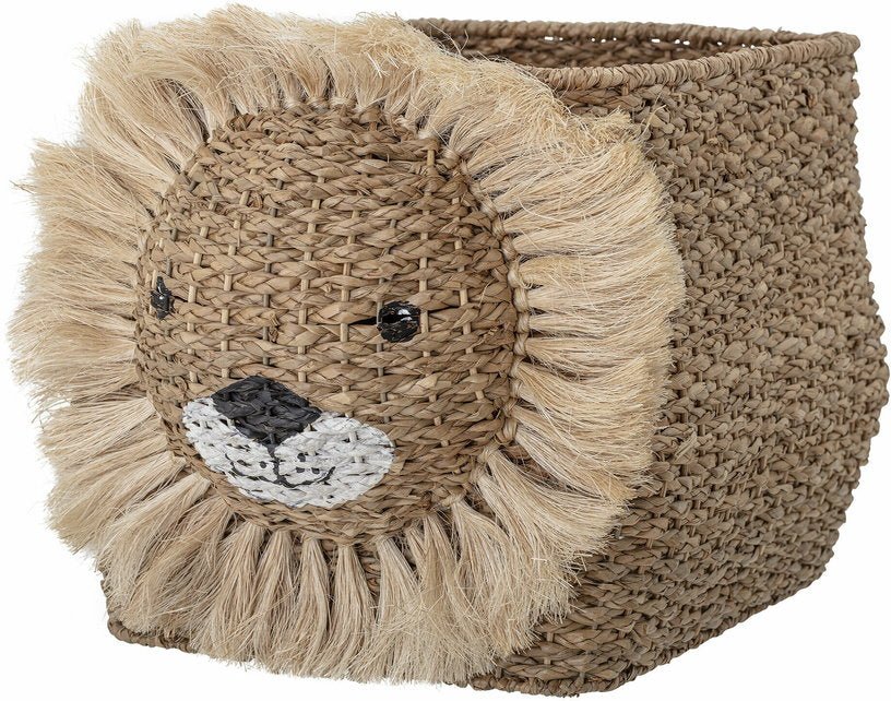 Panier pour enfant en fibres naturelles lion Harrison - Bloomingville Mini - The Cool Republic