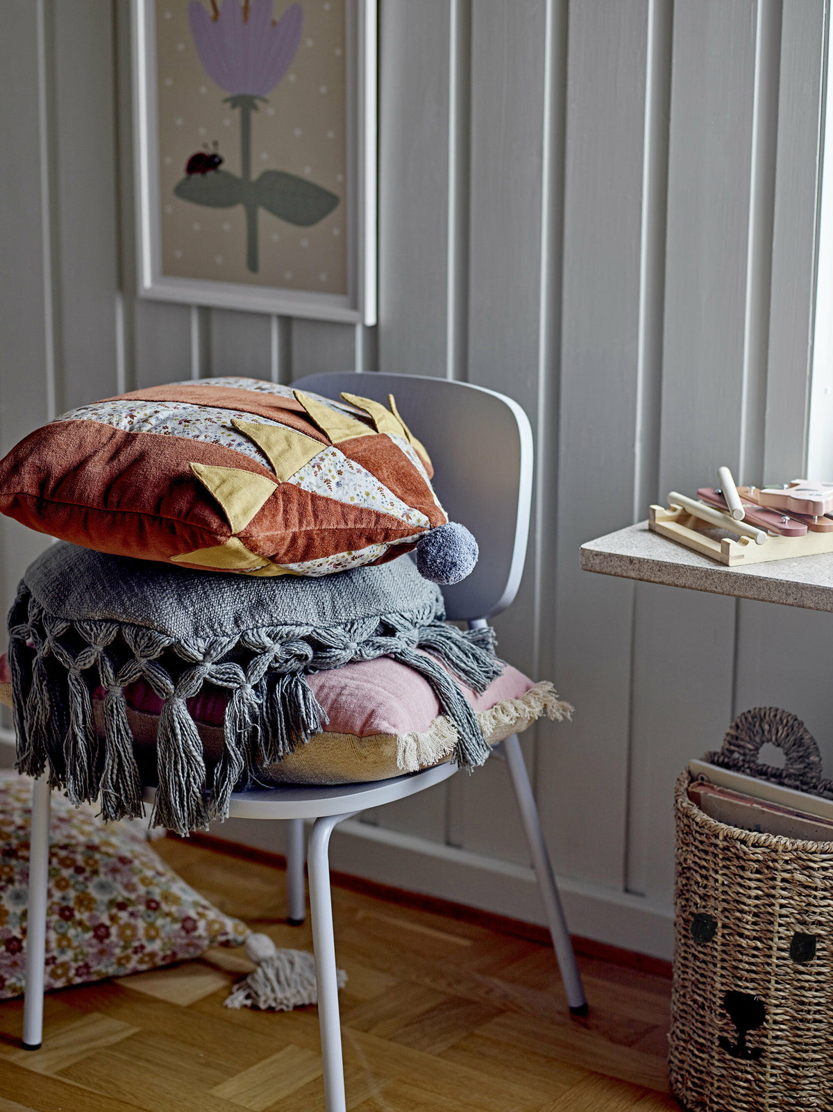 Panier Tesse Nature Seagrass - Bloomingville Mini