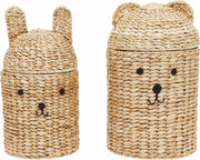 Paniers de rangement en rotin marron Bear & Rabbit - OYOY - The Cool Republic