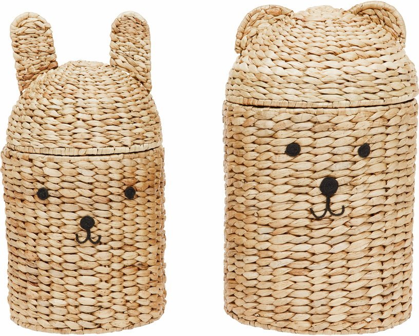 Paniers de rangement en rotin marron Bear & Rabbit - OYOY - The Cool Republic