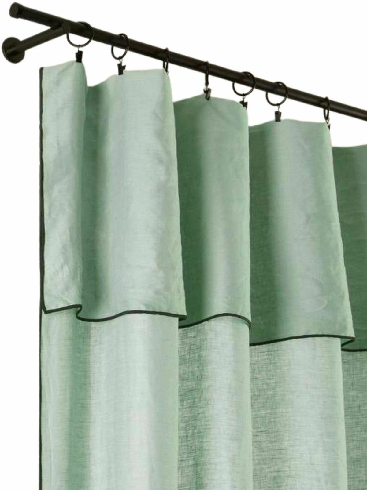 Panneau Carlina Vert Amande Et Bourdon Noir 350 x 150 - Madura - The Cool Republic