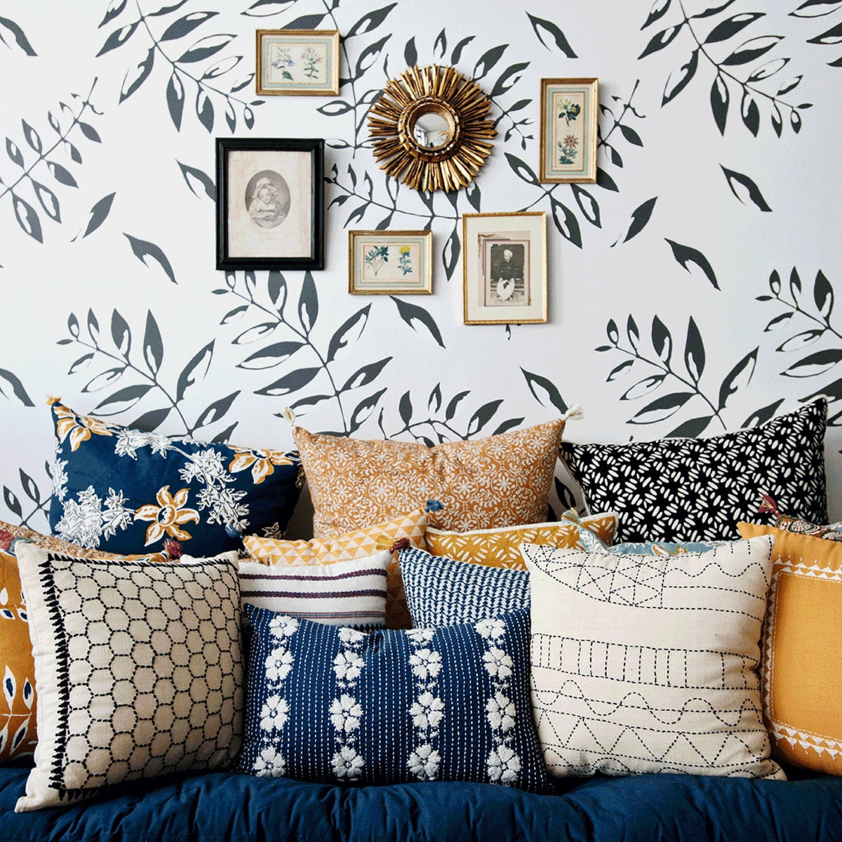 Panneau de papier peint blanc Jamini 3 - MUES Design - The Cool Republic