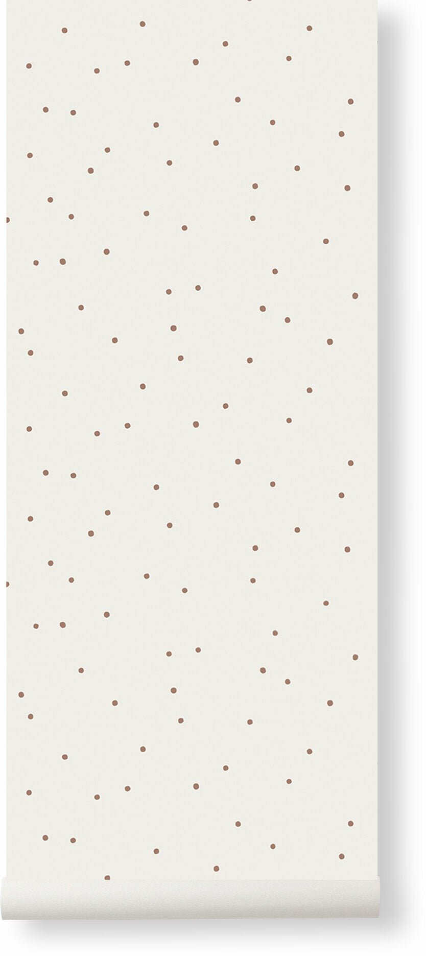 Papier peint à pois blanc cassé 53 x 1000 cm - Ferm Living - The Cool Republic