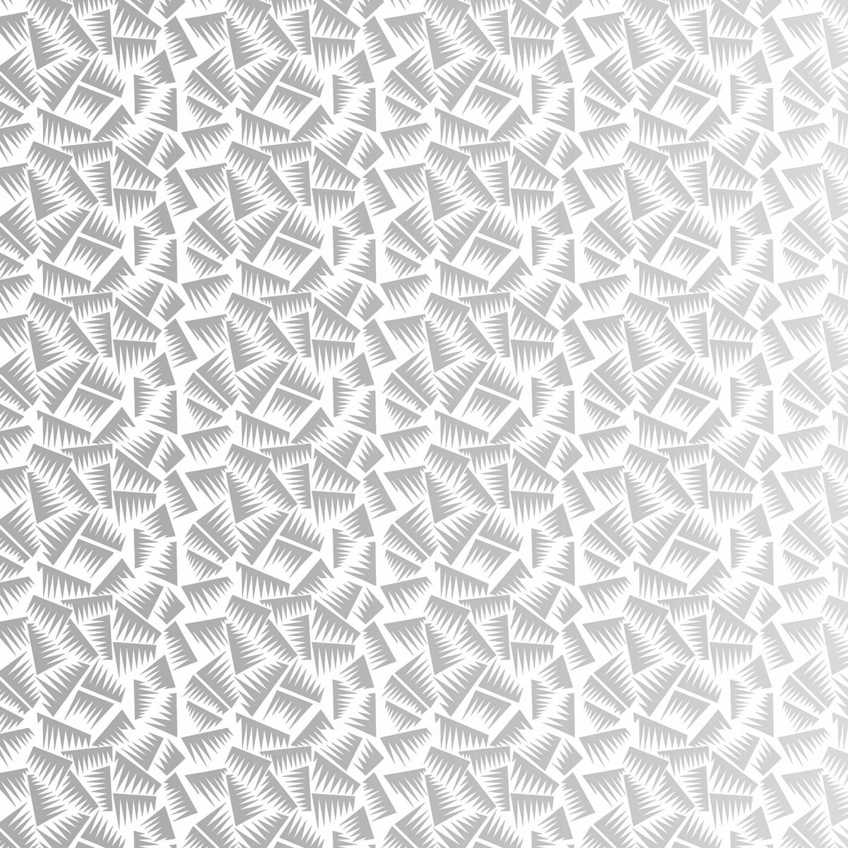 Papier peint blanc et argent Jer - La Chance - The Cool Republic