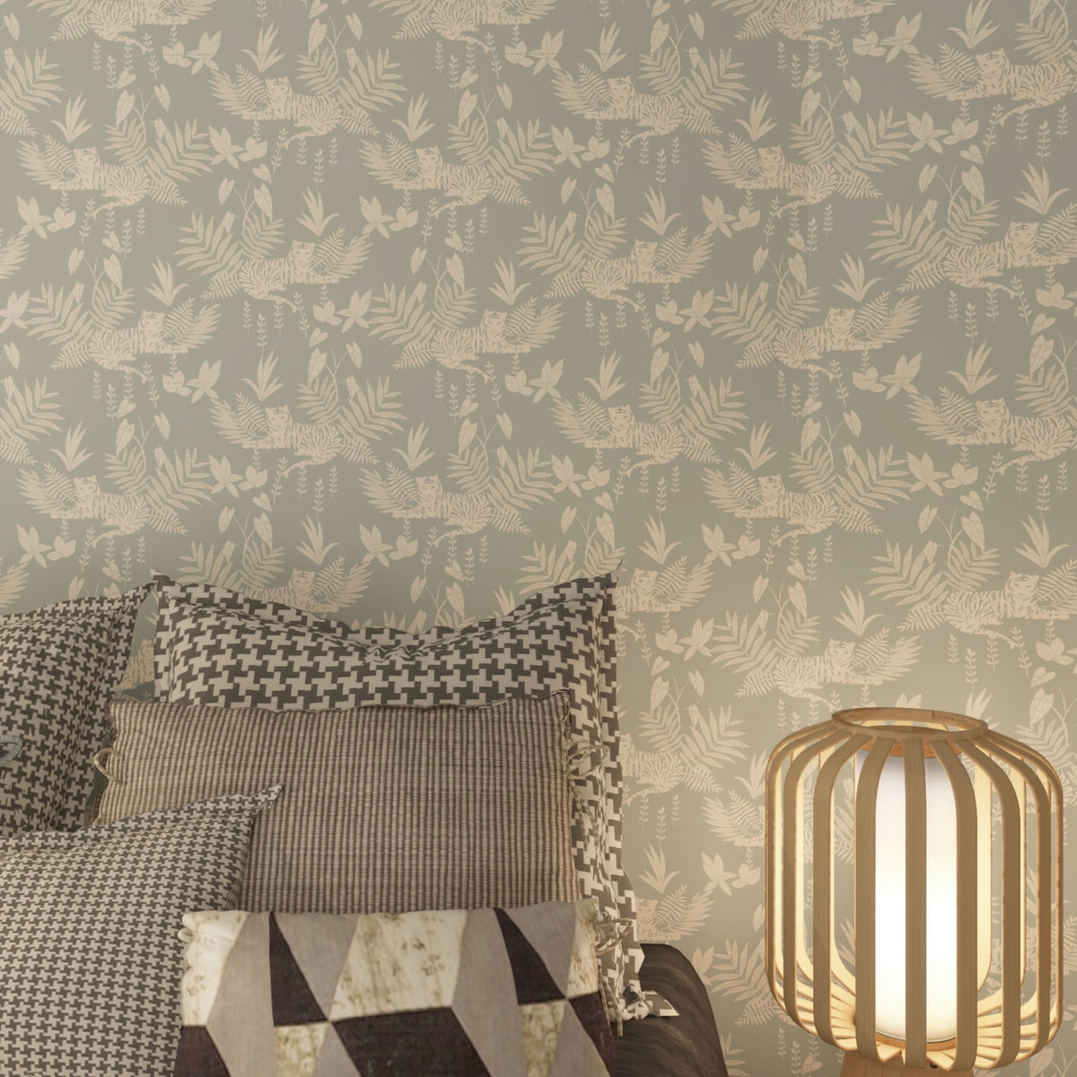 Papier peint bleu Jungle - Season Paper - The Cool Republic