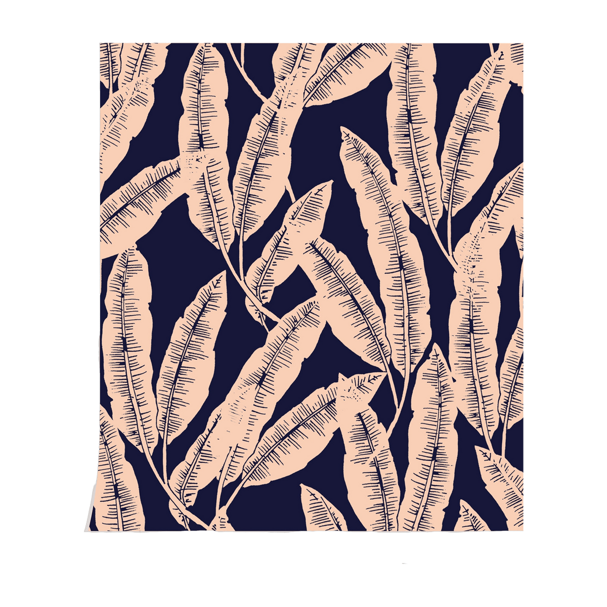 Papier peint bleu Plume - Season Paper - The Cool Republic