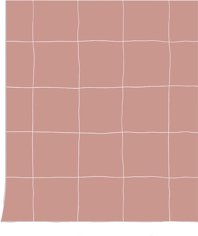Papier peint blush Trame - Season Paper x Heju - The Cool Republic