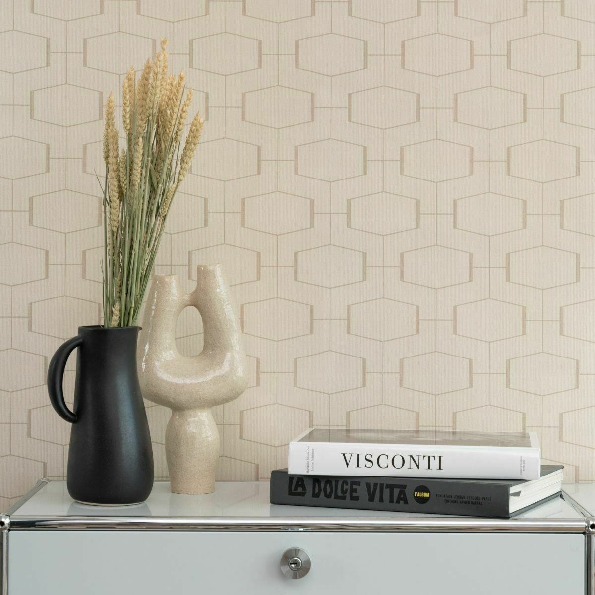 Papier peint hexagone Raccordable - Edito - The Cool Republic