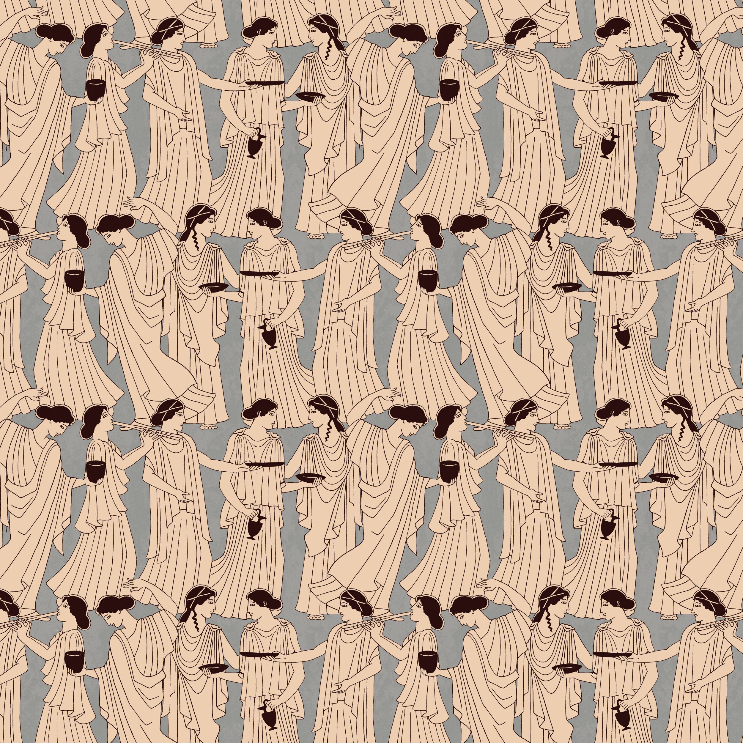 Papier peint intissé bleu 192 x 270 cm Déesse - Edito