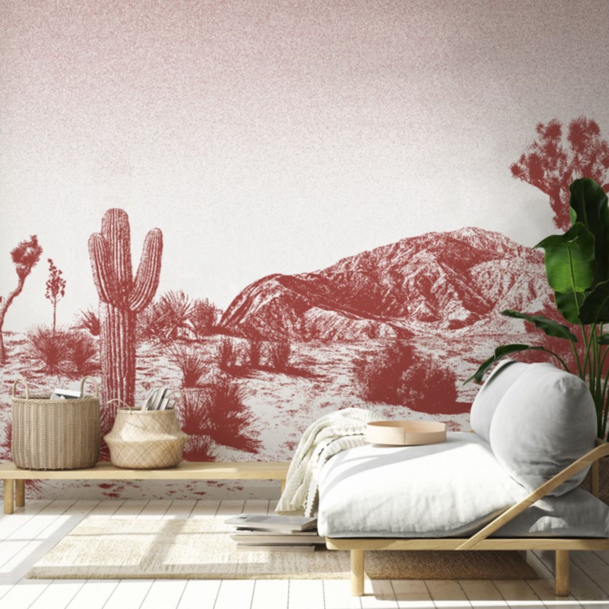 Papier peint intissé panoramique rouille terracotta 432 x 320 cm Arizona - Edito