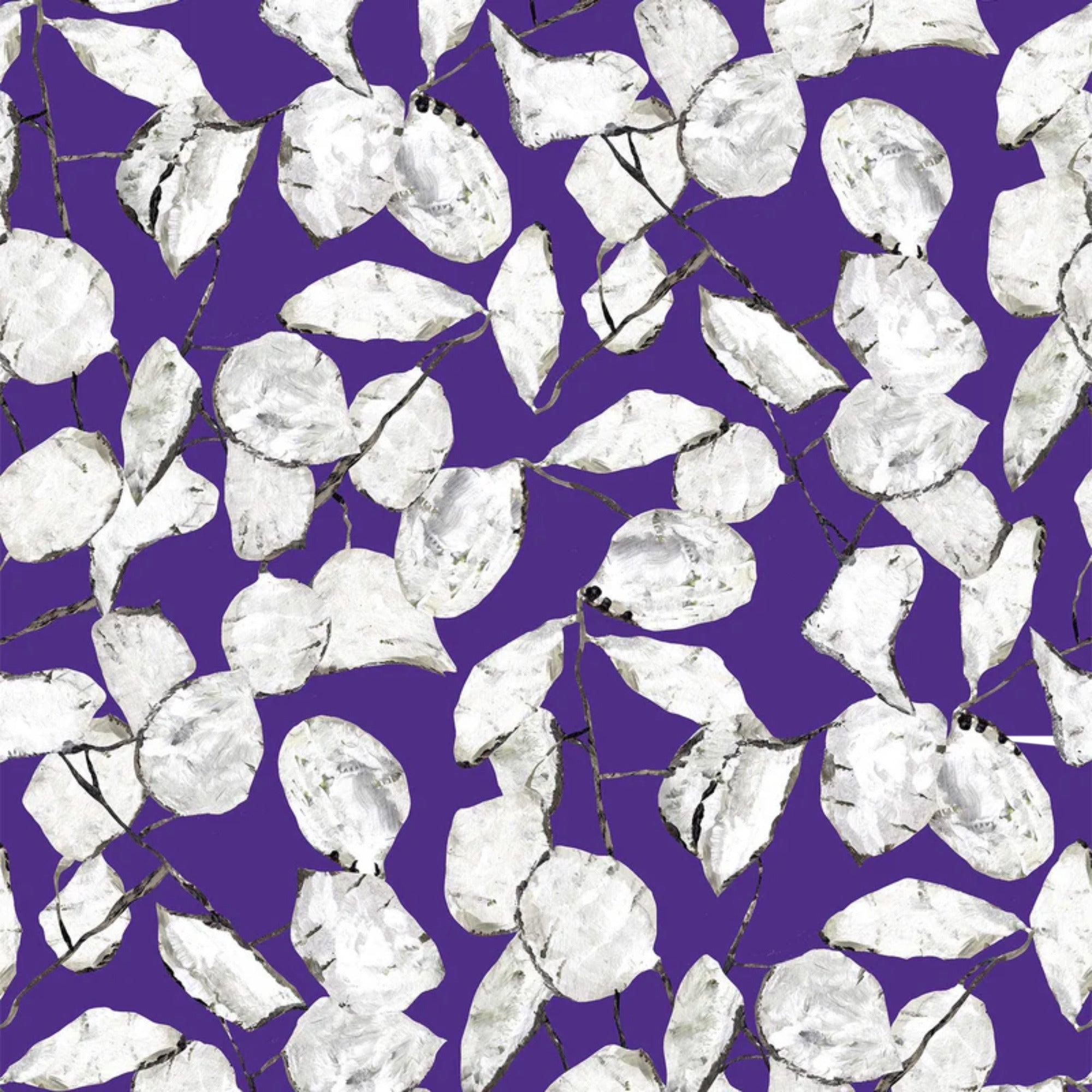 Papier peint intissé violet 192x270 cm Monnaie de pape - Edito
