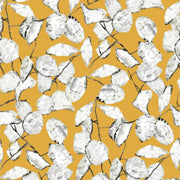 Papier peint jaune safran Monnaie de Pape Raccordable - Edito - The Cool Republic