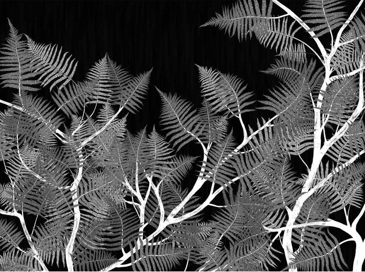 Papier peint Luxuriance Night 432 x 320 cm - Edito - The Cool Republic