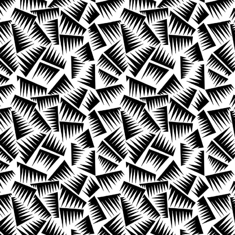 Papier peint noir et blanc Jer - La Chance - The Cool Republic