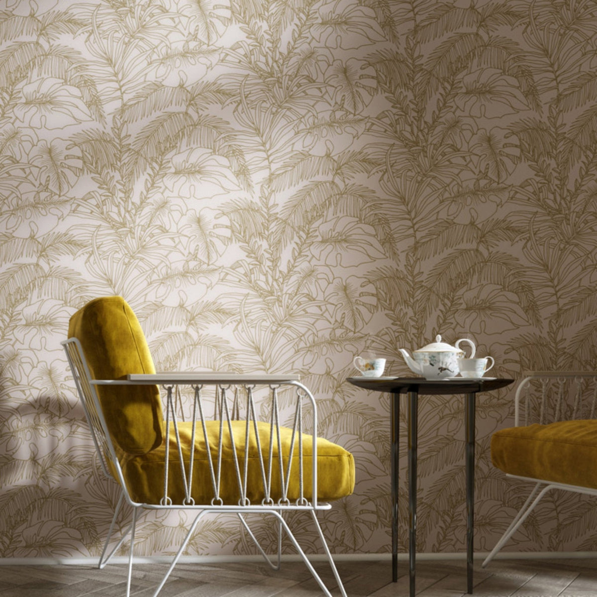 Papier peint olive Abondance - Season Paper - The Cool Republic