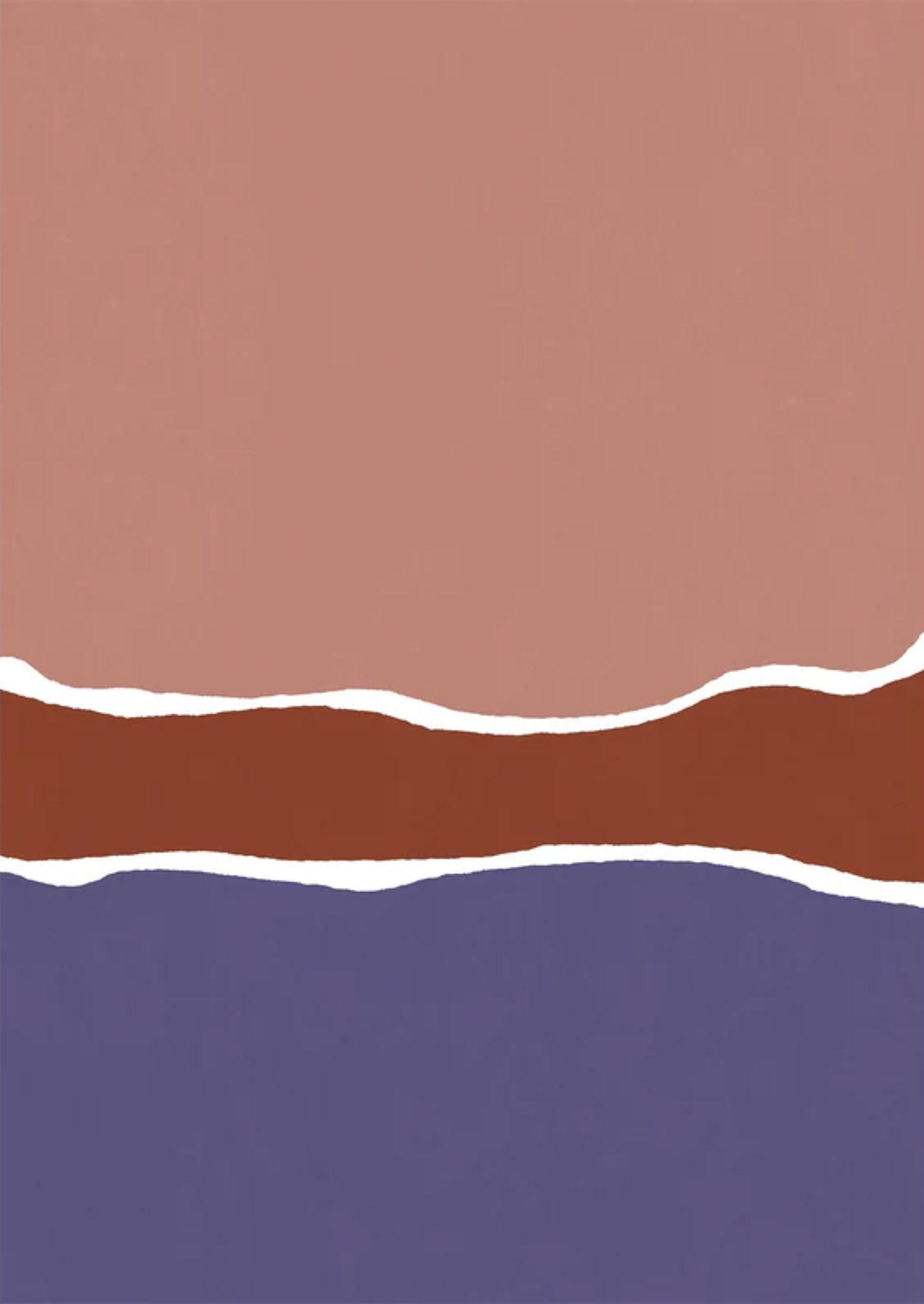 Papier peint panoramique intissé violet 96x270cm Trio - Edito
