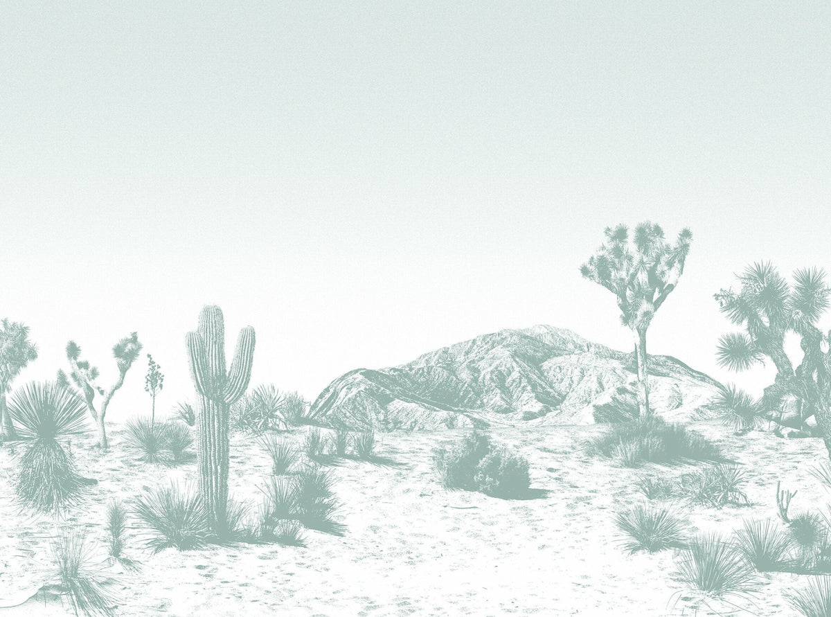 Papier peint vert Arizona - Edito - The Cool Republic