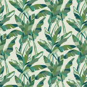 Papier peint vert Banana Raccordable - Edito - The Cool Republic