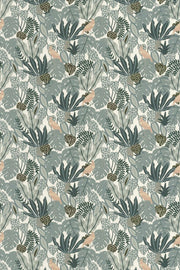 Papier peint vert étang Gaston - Maison Janette - The Cool Republic