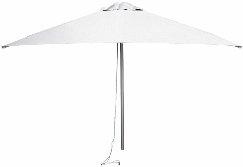 Parasol blanc 200x200 cm Harbour - Cane - Line - The Cool Republic