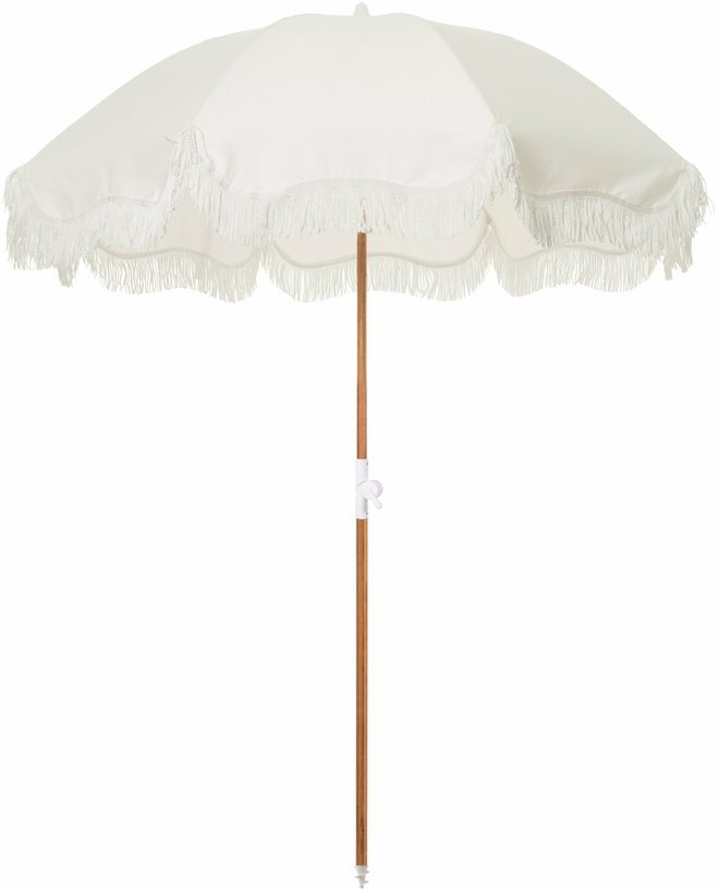 Parasol blanc antique Holidays - Business & Pleasure - The Cool Republic
