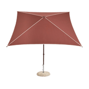 Parasol carré bordeaux 240x240x248cm Terrazza - HAY - The Cool Republic
