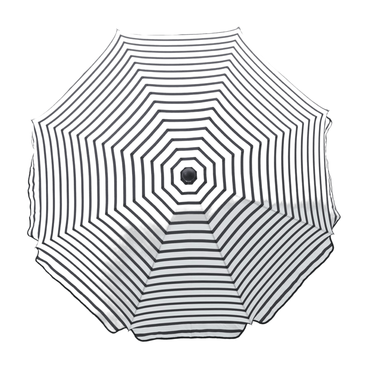 Parasol de plage/jardin Oktogon Noir/Blanc - House Doctor - The Cool Republic