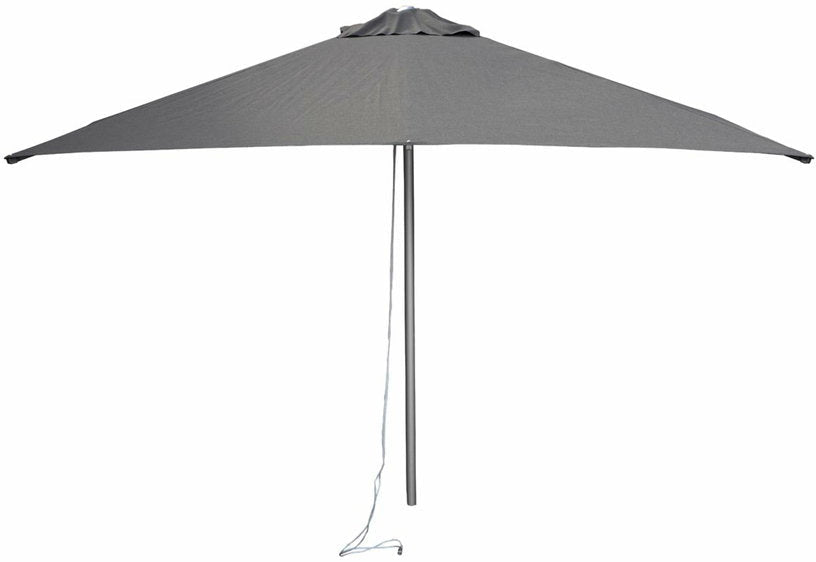 Parasol gris 200x200 cm Harbour - Cane - Line - The Cool Republic