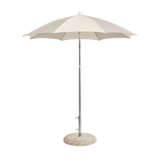 Parasol octogonal blanc cassé et gris 200x200x223cm Terrazza - HAY - The Cool Republic
