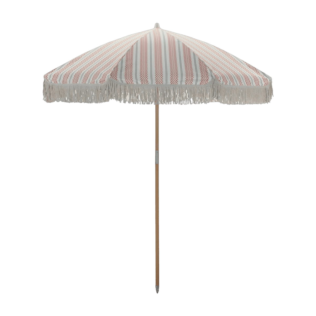 Parasol rond en polyester rouge et vert 230x190 cm Umbra - House Doctor - The Cool Republic