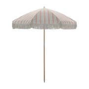 Parasol rond en polyester rouge et vert 230x190 cm Umbra - House Doctor - The Cool Republic