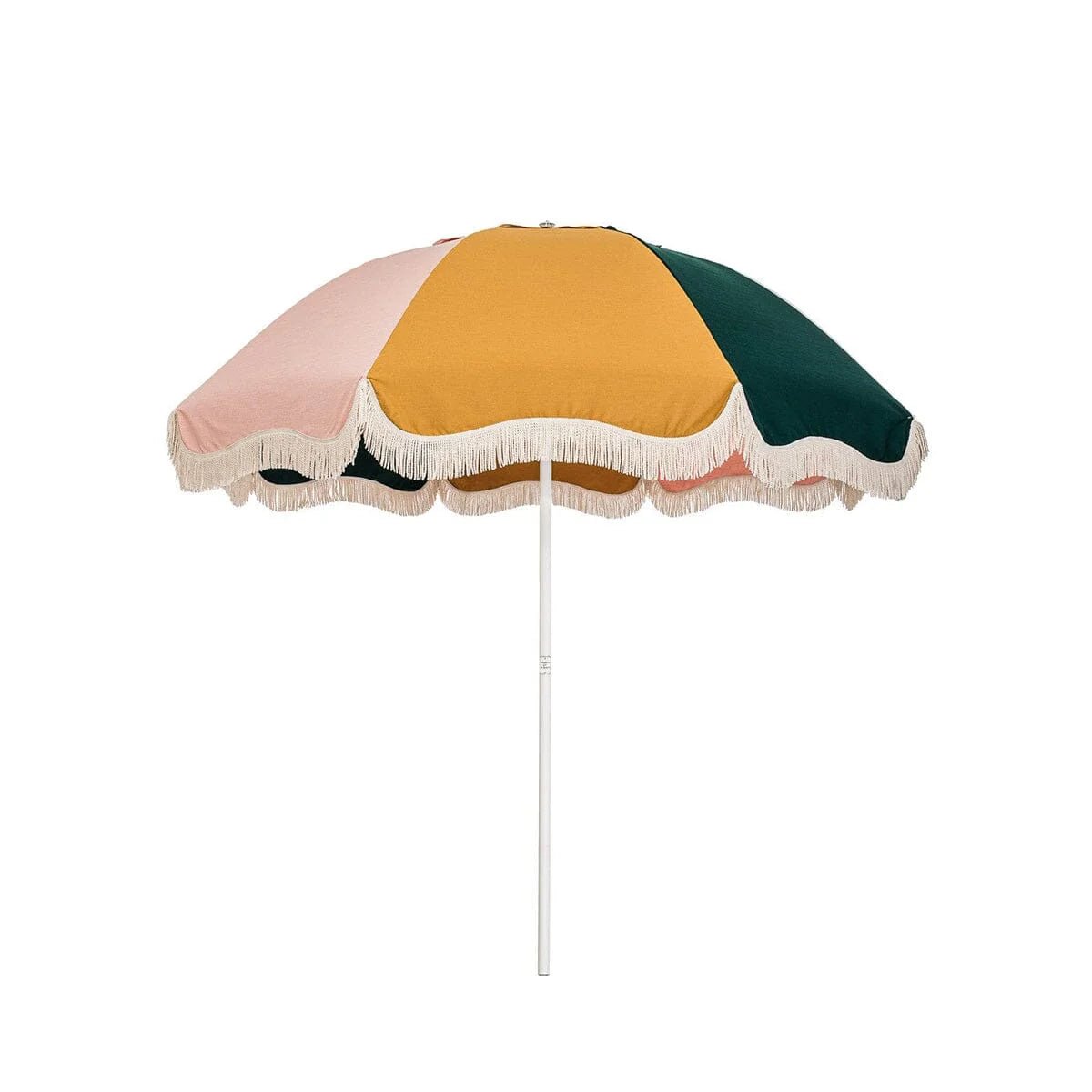 Parasol rond en tissu multicolore 70s 229cm The Patio - Business & Pleasure - The Cool Republic