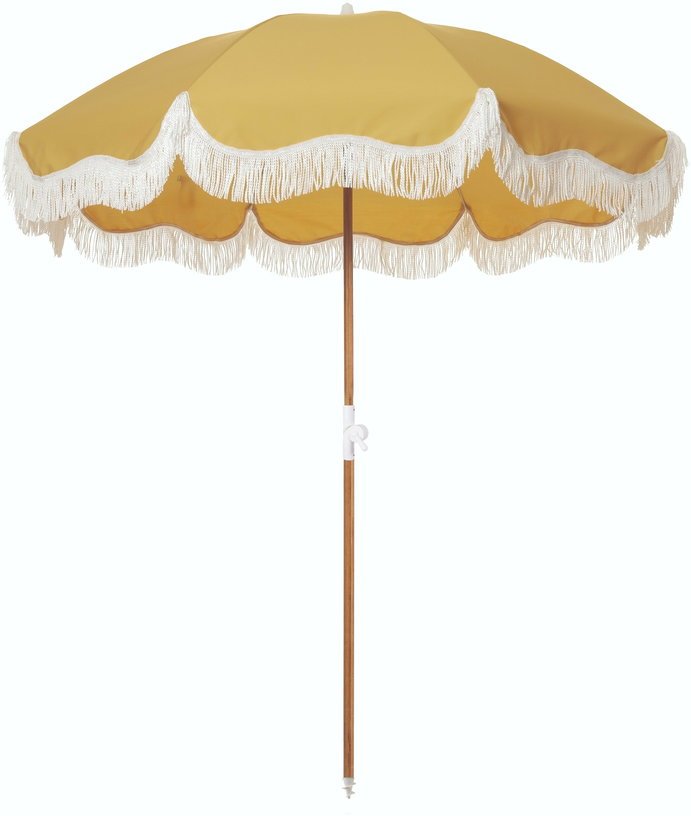 Parasol vintage gold Holidays - Business & Pleasure - The Cool Republic