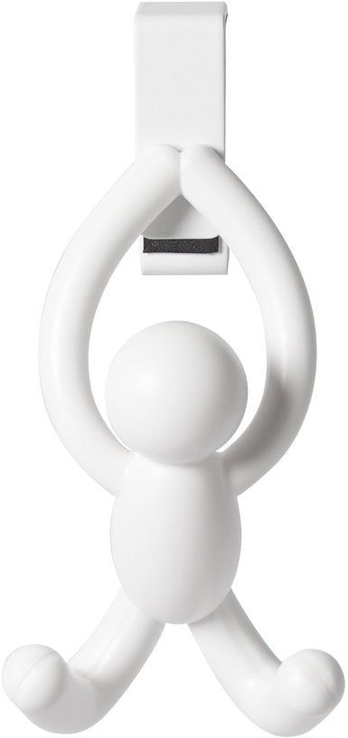 Patère de porte blanche Buddy - Umbra - The Cool Republic
