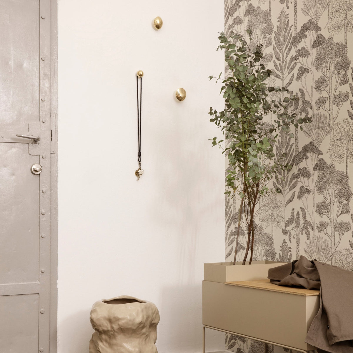 Patère en acier Mushroom - Ferm Living - The Cool Republic