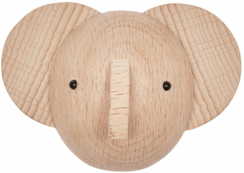 Patère en bois marron Elephant - OYOY - The Cool Republic
