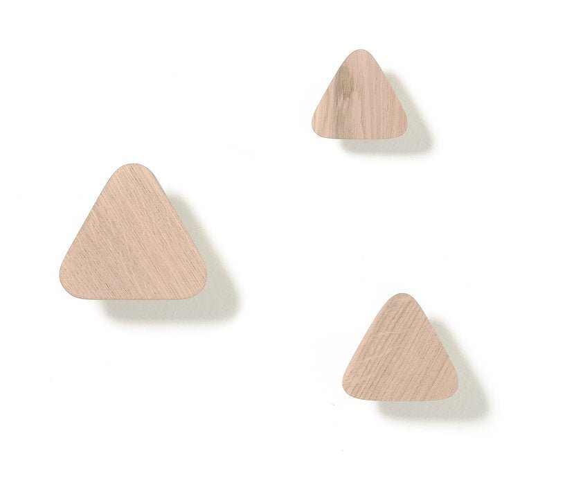Patère en chêne naturel 9 cm Léonie - Hartô - The Cool Republic