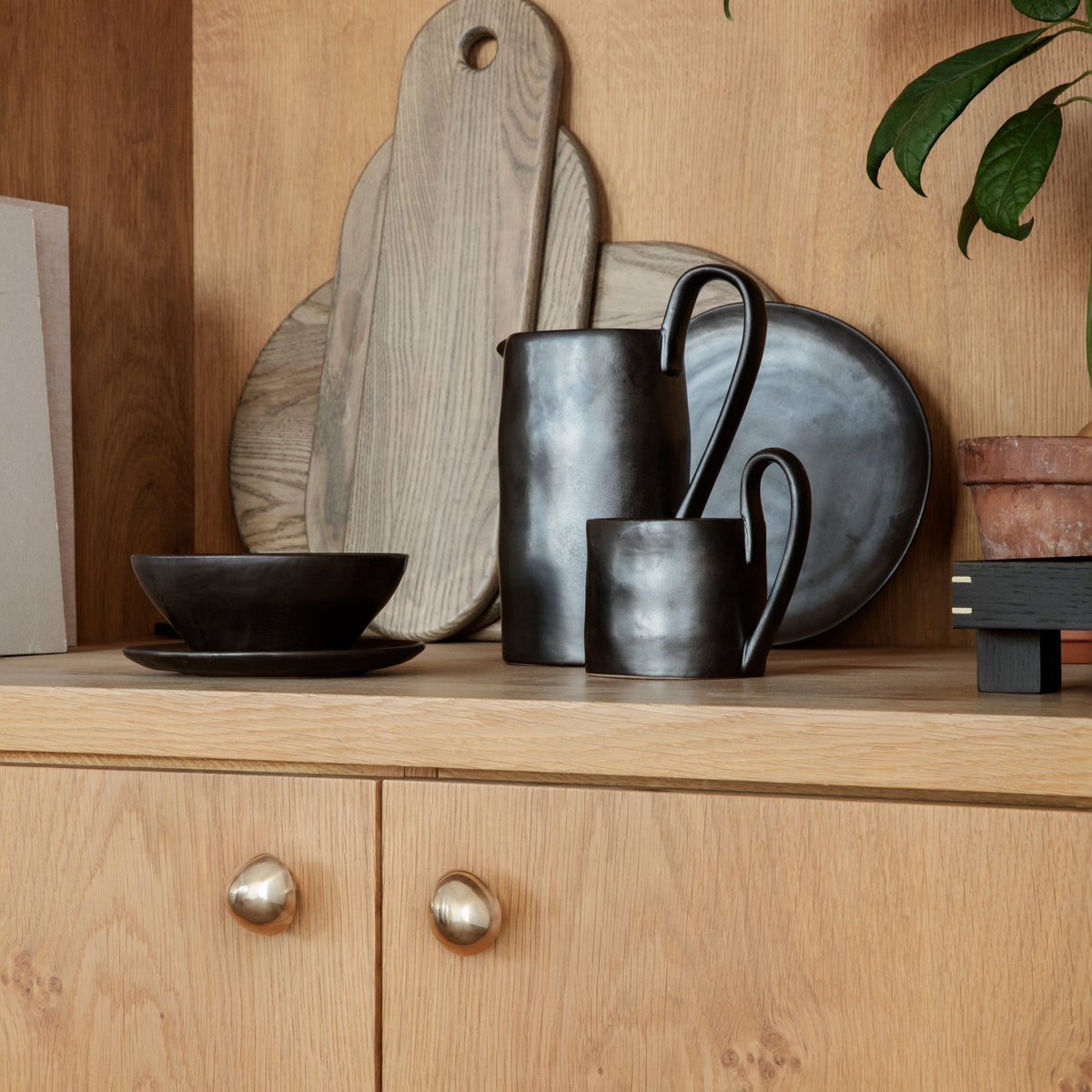 Patère en laiton doré Chanterelle - Ferm Living - The Cool Republic