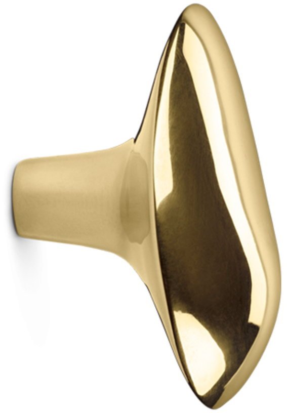 Patère en laiton doré Chanterelle - Ferm Living - The Cool Republic