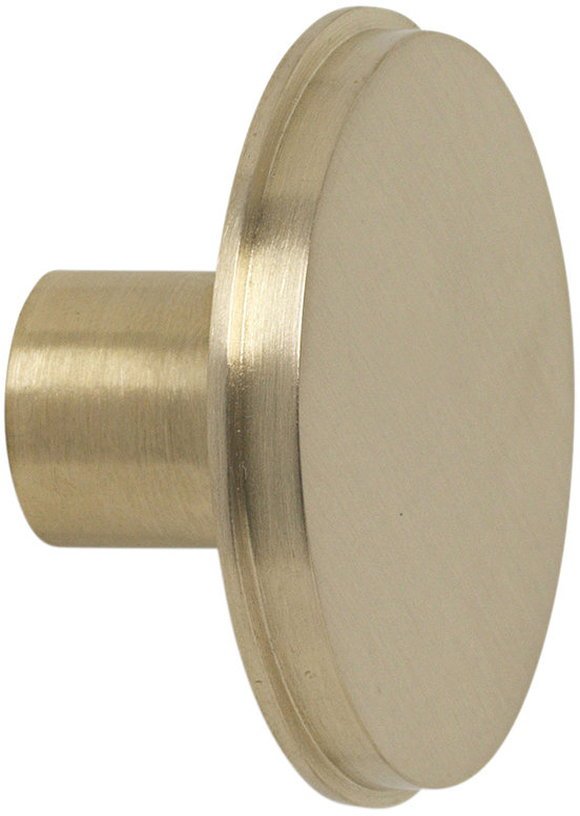 Patère murale en laiton Hook - Ferm Living - The Cool Republic