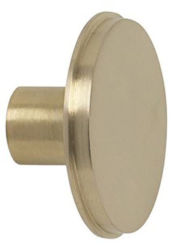 Patère murale en laiton Hook - Ferm Living - The Cool Republic