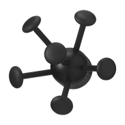 Patère noir Bug - Nofred - The Cool Republic