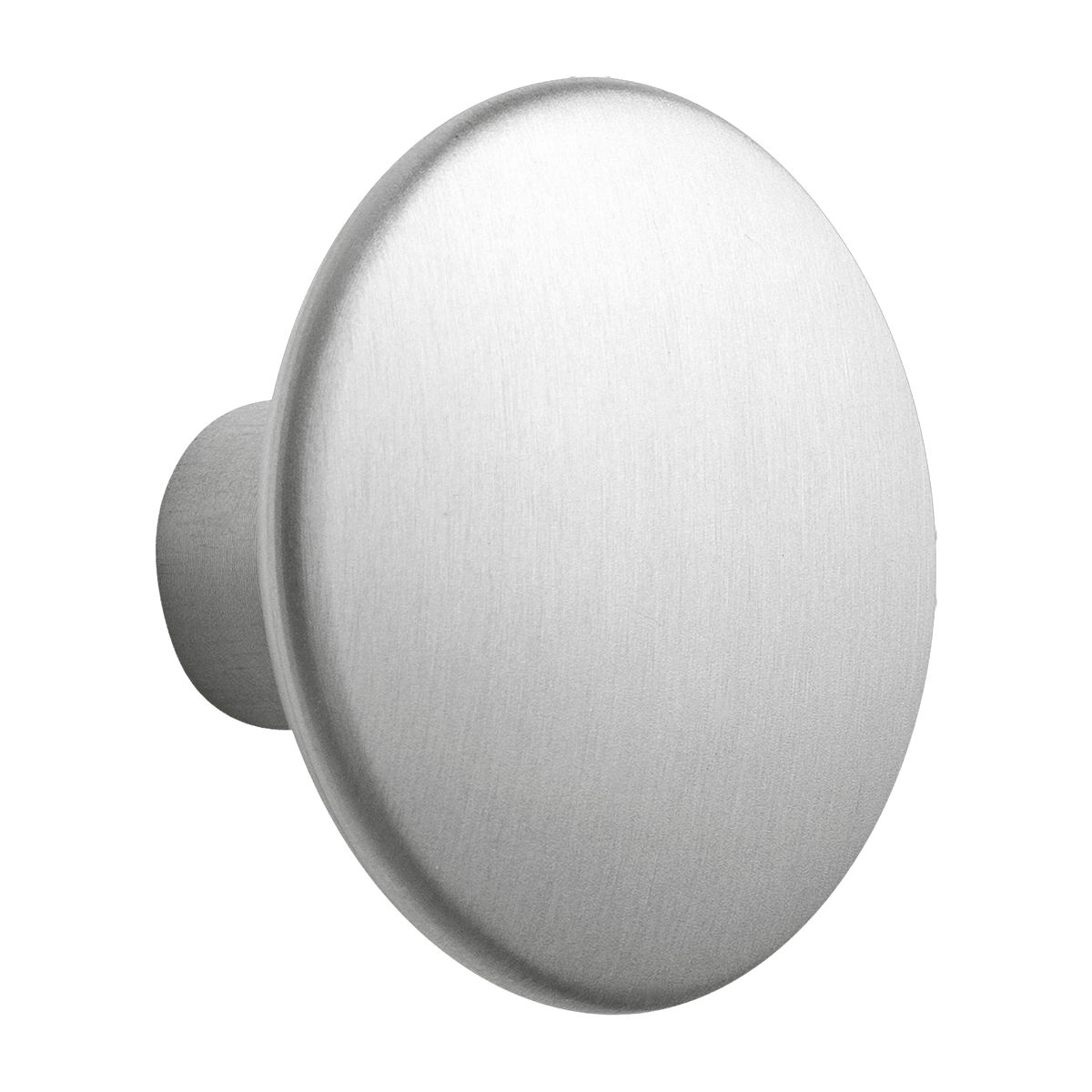 Patère ronde en aluminium gris 2,7 cm Dots - Muuto - The Cool Republic
