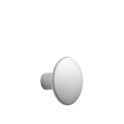 Patère ronde en aluminium gris 3,9 cm Dots - Muuto - The Cool Republic