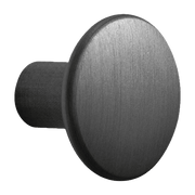 Patère ronde en aluminium noir 2,7 cm The Dots - Muuto - The Cool Republic