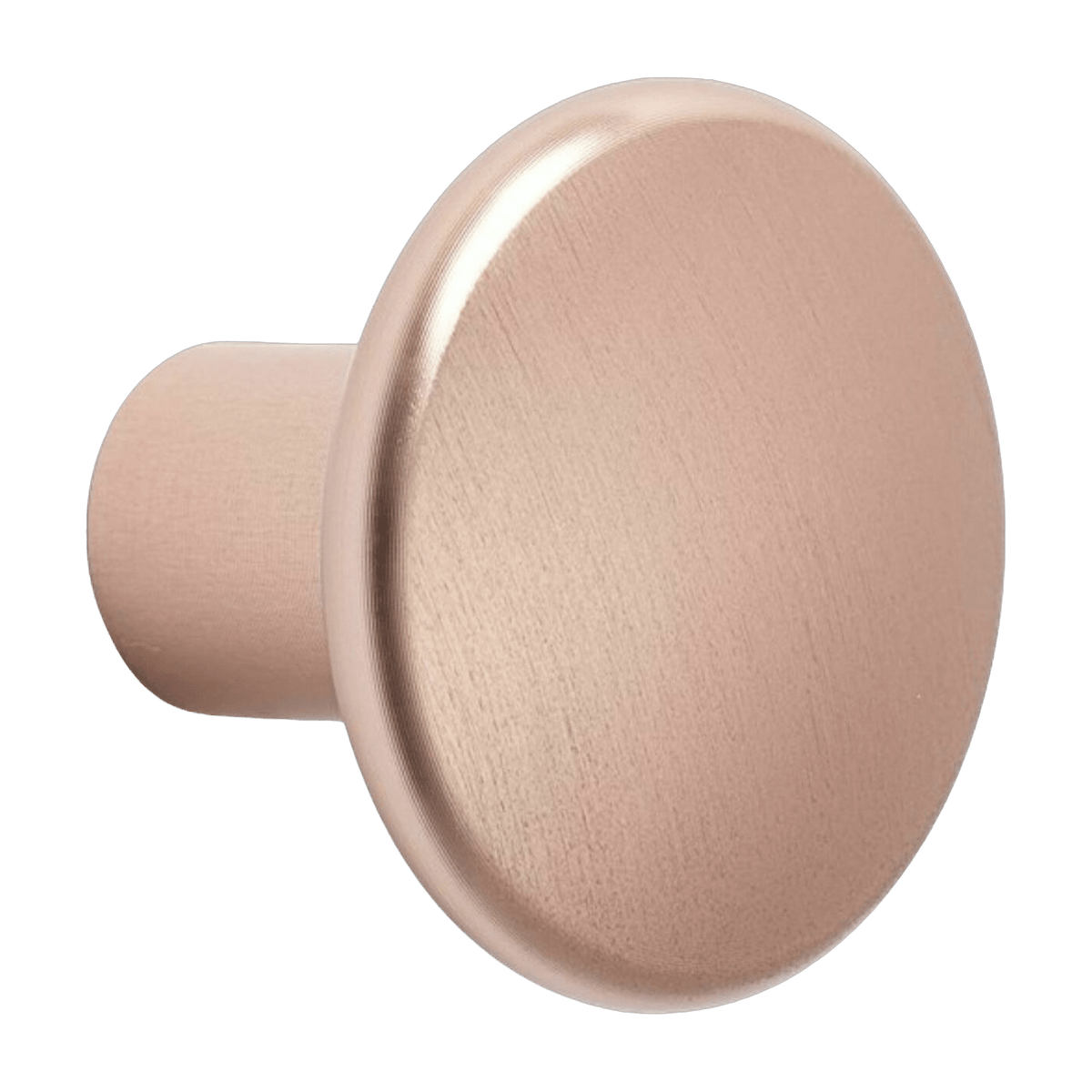 Patère ronde en aluminium rose 2,7 cm The Dots - Muuto - The Cool Republic