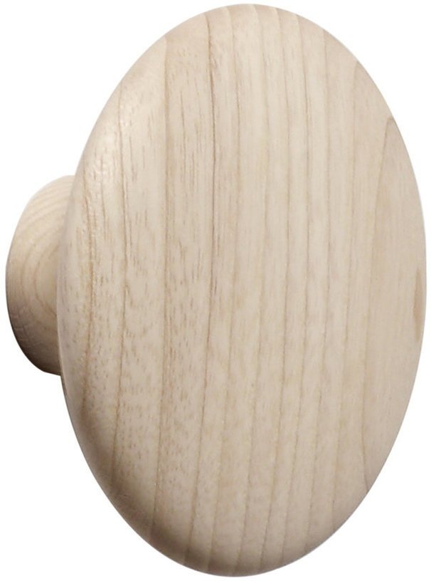 Patère ronde en bois naturel 13 cm The Dots - Muuto - The Cool Republic