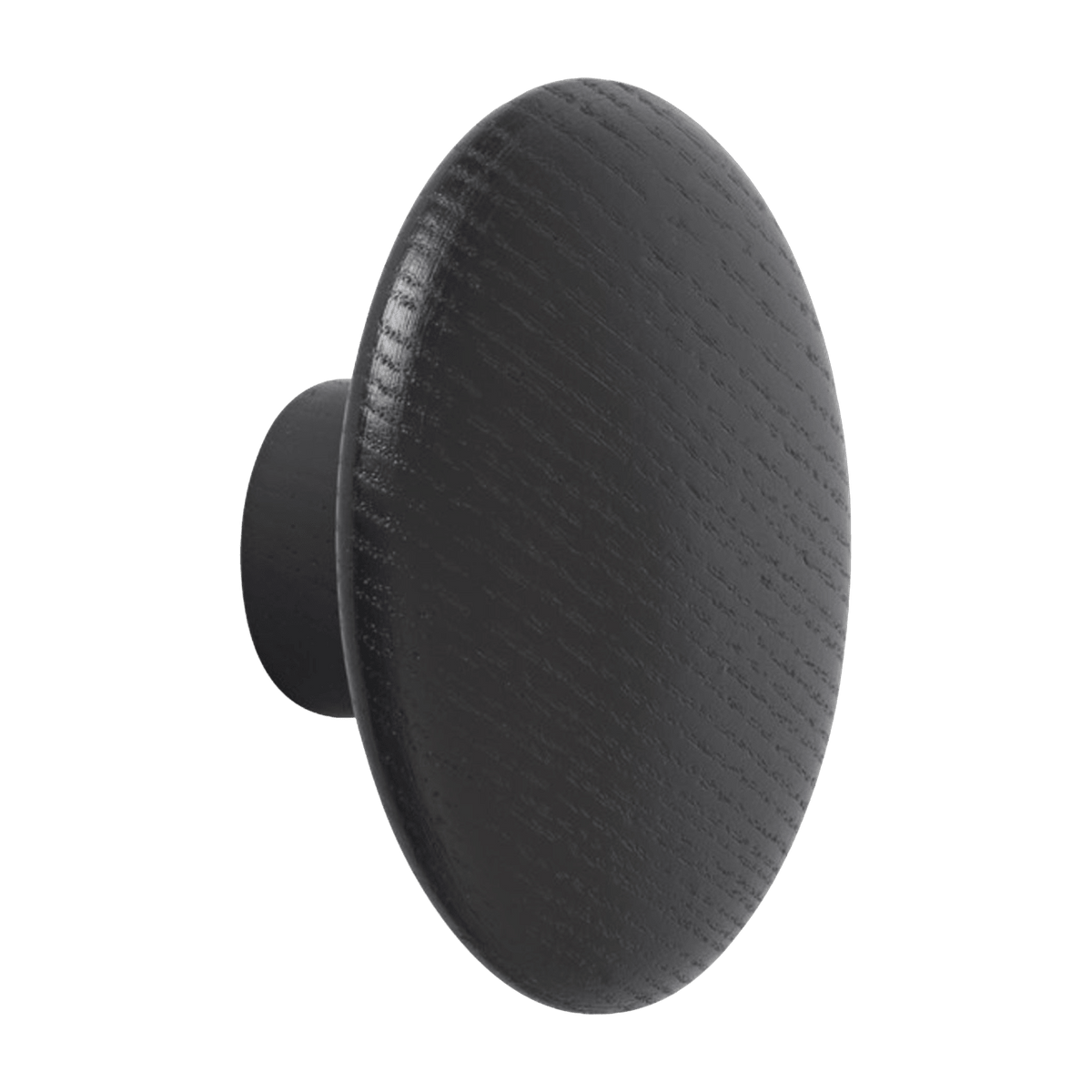 Patère ronde en chêne noir 6,5 cm The Dots - Muuto - The Cool Republic