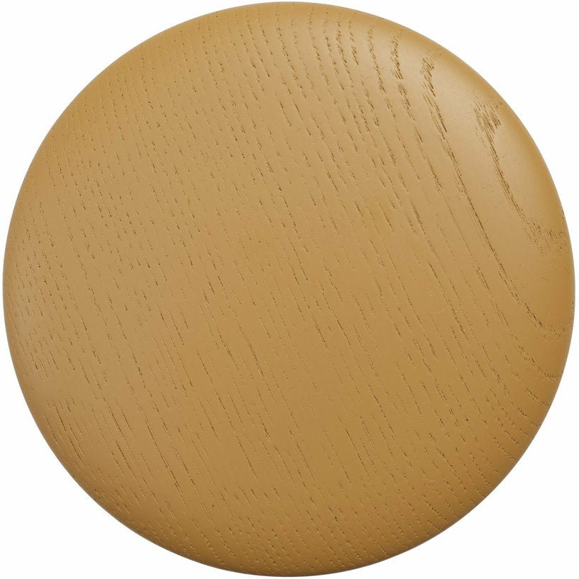 Patère ronde en chêne orange brulé 13 cm The Dots - Muuto - The Cool Republic